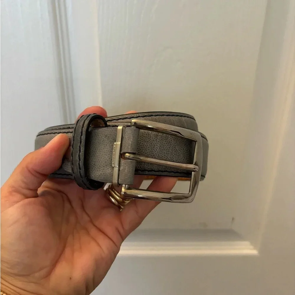 Roger Ximenez Leather Belt,  Genuine Italian Calf
